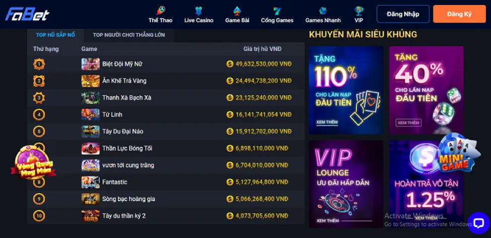 Lợi ích và đặc quyền VIP khi tham gia Fun88